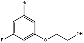 2-(3-broMo-5-fluorophenoxy)ethanol 구조식 이미지