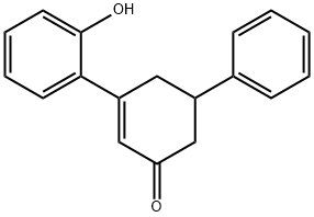 3-(o-Hydroxyphenyl)-5-phenyl-2-cyclohexen-1-one 구조식 이미지