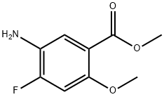 5-AMino-4-fluoro-2-Methoxy-benzoic acid Methyl ester Structure