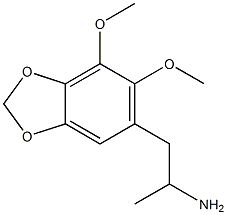 1-(6,7-DiMethoxybenzo[d][1,3]dioxol-5-yl)propan-2-aMine Structure