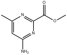 4-AMino-6-Methyl-pyriMidine-2-carboxylic acid Methyl ester Structure