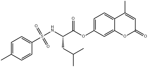 4-메틸-2-옥소-2H-크로멘-7-일토실-L-류시네이트 구조식 이미지
