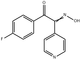 (E)-1-(4-Fluorophenyl)-2-(hydroxyiMino)-2-(pyridin-4-yl)ethanone 구조식 이미지