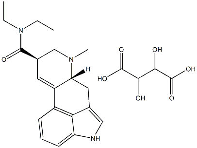 d-Lysergic acid diethylaMide bitartrate 구조식 이미지