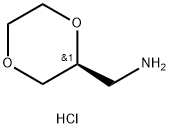 (2S)-1,4-Dioxane-2-MethanaMine hydrochloride 구조식 이미지