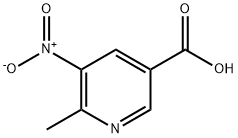 6-Methyl-5-nitronicotinic acid 구조식 이미지