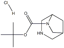 tert-Butyl 3,6-diazabicyclo[3.2.1]octane-6-carboxylate hydrochloride Structure