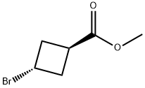 Methyl trans-3-broMocyclobutane-1-carboxylate Structure