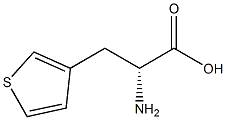 (R)-2-AMino-3-(thiophen-3-yl)propanoic acid Structure