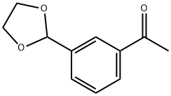 1-(3-(1,3-Dioxolan-2-yl)phenyl)ethanone 구조식 이미지