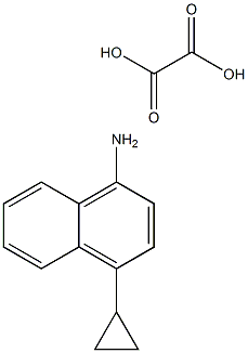 1-aMino-4-cyclopropylnaphthalene oxalate Structure