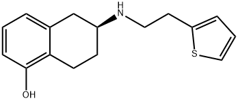 (6S)-5,6,7,8-Tetrahydro-6-[[2-(2-thienyl)ethyl]amino]-1-naphthalenol Structure