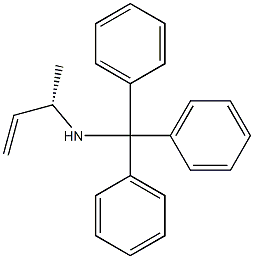 (S)-N-tritylbut-3-en-2-aMine Structure