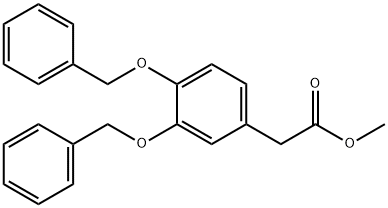 [3,4-Bis(benzyloxy)phenyl]acetic Acid Methyl Ester Structure