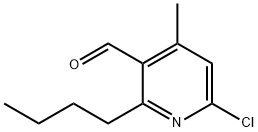 2-Butyl-6-chloro-4-Methylnicotinaldehyde Structure