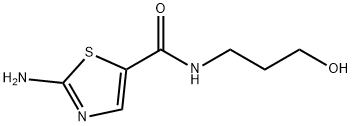 2-AMino-N-(3-hydroxypropyl)thiazole-5-carboxaMide Structure