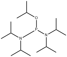 N,N,N',N'-tetra-i-propyl-O-i-propyl-phosphordiaMidite, 97+% Structure