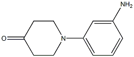 1-(3-aMinophenyl)piperidin-4-one 구조식 이미지