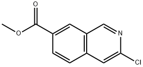 Methyl 3-chloroisoquinoline-7-carboxylate Structure