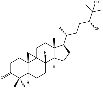 24,25-dihydroxycycloartan-3-one Structure