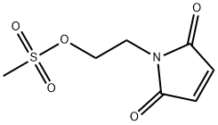 2-(2,5-dioxo-2,5-dihydro-1H-pyrrol-1-yl)ethyl Methanesulfonate Structure