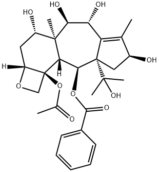 7,13-Dideacetyl-9,10-didebenzoyltaxchinin C Structure