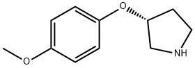 (R)-3-(4-Methoxyphenoxy)pyrrolidine HCl Structure