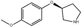 (S)-3-(4-Methoxyphenoxy)pyrrolidine HCl Structure