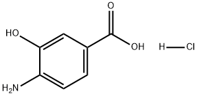 Benzoic acid, 4-amino-3-hydroxy-, hydrochloride (1:1) Structure