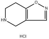 4,5,6,7-Tetrahydroisoxazolo[4,5-c]pyridine hydrochloride Structure