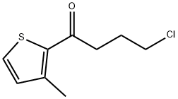 4-Chloro-1-(3-Methyl-2-thienyl)-1-butanone Structure