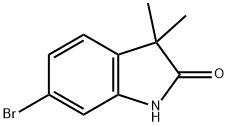 6-broMo-3,3-diMethylindolin-2-one Structure