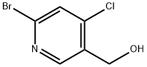 (6-broMo-4-chloropyridin-3-yl)Methanol Structure