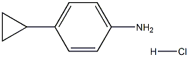 4-Cyclopropylaniline hydrochloride Structure