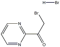 2-BroMo-1-(pyriMidin-2-yl)ethanone hydrobroMide Structure