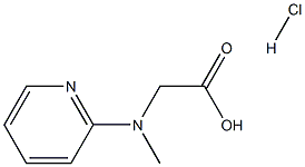 2-(Methyl(pyridin-2-yl)aMino)acetic acid hydrochloride Structure