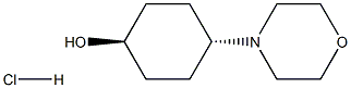 trans-4-Morpholinocyclohexanol hydrochloride Structure