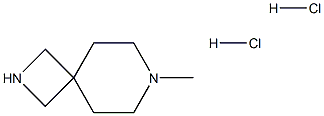 7-Methyl-2,7-diazaspiro[3.5]nonane dihydrochloride 구조식 이미지