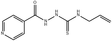 4-Pyridinecarboxylic acid, 2-[(2-propen-1-ylaMino)thioxoMethyl]hydrazide 구조식 이미지