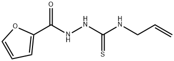 2-Furancarboxylic acid, 2-[(2-propen-1-ylaMino)thioxoMethyl]hydrazide 구조식 이미지