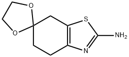5,7-dihydro-4H-spiro[benzo[d]thiazole-6,2'-[1,3]dioxolan]-2-aMine 구조식 이미지