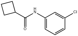 Cyclobutanecarboxylic acid (3-chloro-phenyl)-aMide Structure