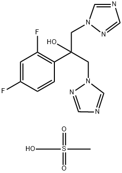 Fluconazole (Mesylate) Structure