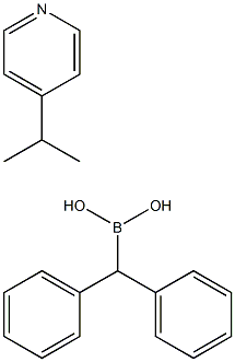 4-Isopropylpyridine Diphenylmethylboronate Structure
