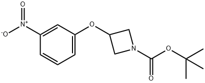 tert-butyl 3-(3-nitrophenoxy)azetidine-1-carboxylate Structure