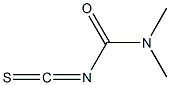 Dimethylcarbamyl isothiocyanate 구조식 이미지