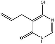5-알릴피리미딘-4,6-디올 구조식 이미지