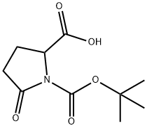 N-Boc-5-oxo-DL-proline Structure