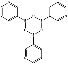 Tris(3-pyridyl)boroxin 구조식 이미지