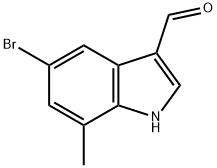5-BroMo-7-Methylindole-3-carboxaldehyde Structure